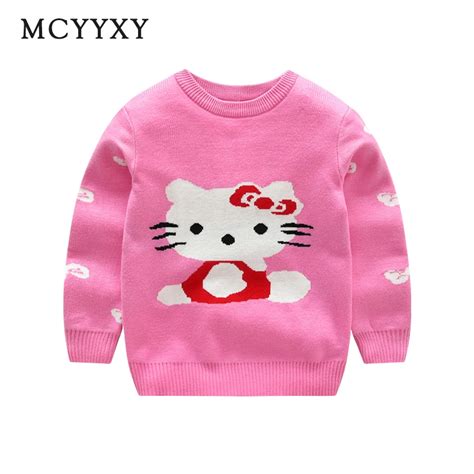 Mcyyxy Baby Girls Sweaters Cardigan 2018 Spring Autumn Kids Pullover