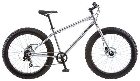 Mongoose Malus Fat Tire Bike With 26 Inch Wheels With Steel Frame 7