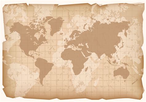 World Map Vintage Gga01 Agbc