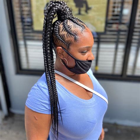 Feed in Braids Ponytail : Latest Hairstyles For Great ...