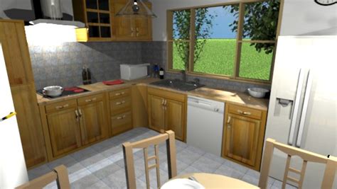 You'll be able to design indoors environments very don't worry about the doors or windows spaces because when using sweet home 3d will create that space when you'll place a window or a door on a certain. Sweet Home 3D Forum - View Thread - Wooden kitchen
