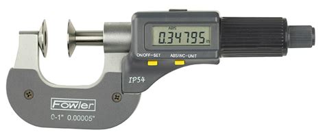 Fowler 0 10 25mm Electronic Ip54 Disc Micrometer 54 860 301 Penn