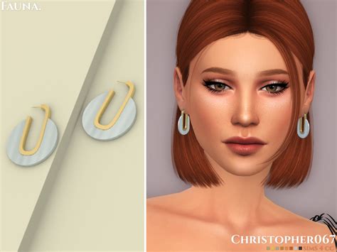The Sims Resource Fauna Earrings Christopher067