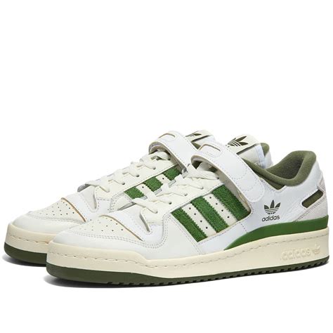 Adidas Forum 84 Low White Crew Green And Wild Pine End Us