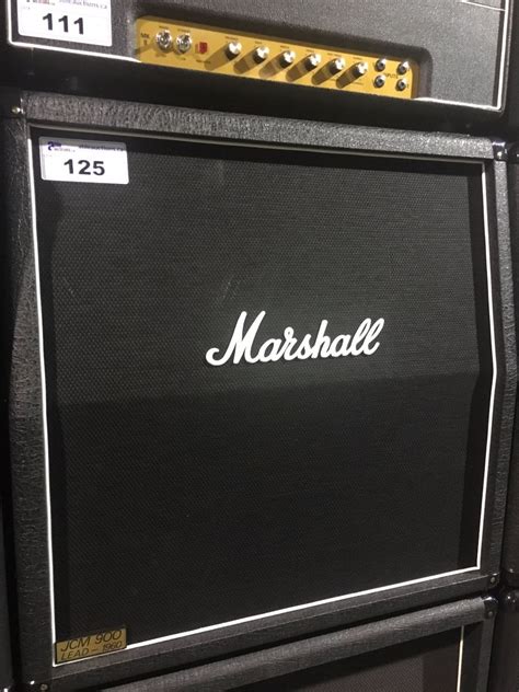 Marshall Jcm 900 1960b Lead 4x12 300 Watt Stereo Slant Guitar Cabinet