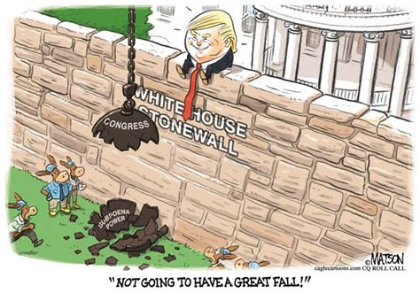 White House Stonewall Political Cartoons Orange County Register