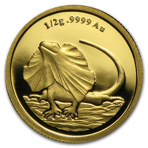 Royal Australian Mint 2013 Australia 12 Gram Gold 2 Frilled Neck