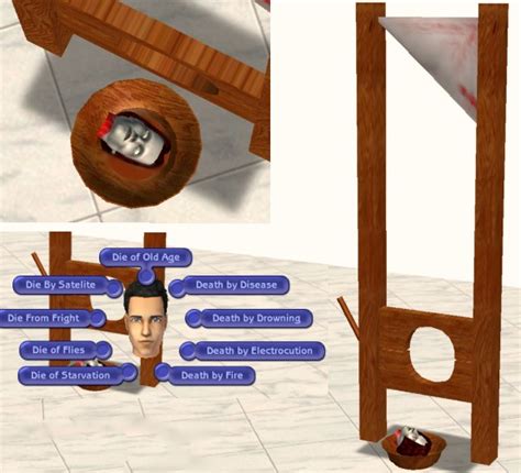 Mod The Sims New Mesh Guillotine Of Death Updated 100105