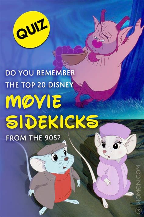 Quiz Do You Remember The Top 20 Disney Movie Sidekicks From The 90s