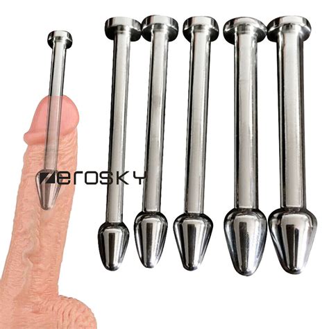 Stainless Steel Male Penis Plug Urethral Dilator Cathreter Sound