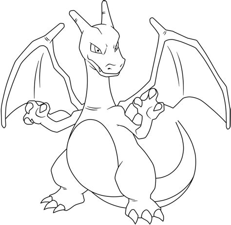 Pokemon Coloring Pages Charizard Free Printable Templates
