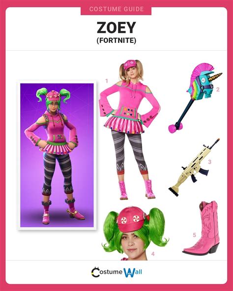 Dress Like Zoey From Fortnite Costume Halloween And Cosplay Guides