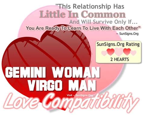 Gemini Woman Virgo Man A Relationship With Little In Common