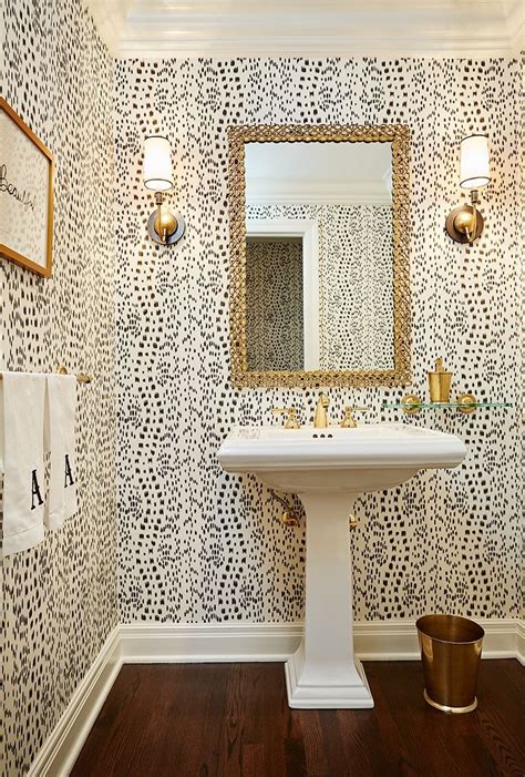 Image Result For Wallpaper Powder Room Small Bathroom Wallpaper