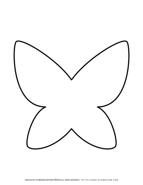 butterfly template free printable butterfly outlines one little project butterfly template