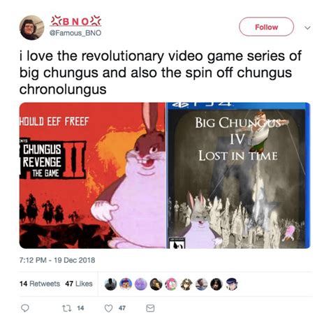 Big Chungus The Best Big Chungus Memes For Ps4 Games