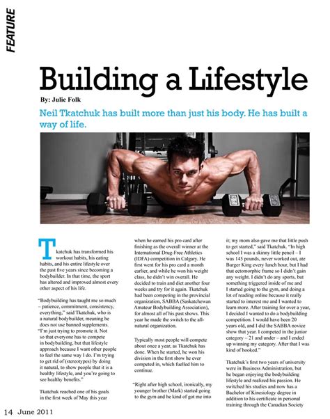 Write to the editor and participate in discussions started by the online magazines, and leave your name and your business website as your signature. Featured in Adrenaline Regina Sports Magazine | Trench Fitness