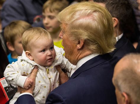Donald Trump Vs Crying Baby Transcript Of The Bizarre Exchange In Full