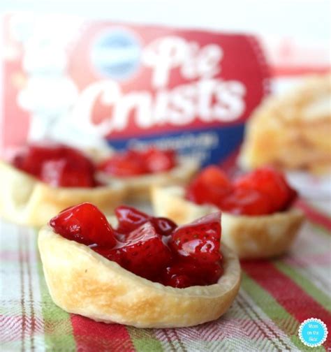 Four Ingredient Mini Strawberry Pies Mom On The Side