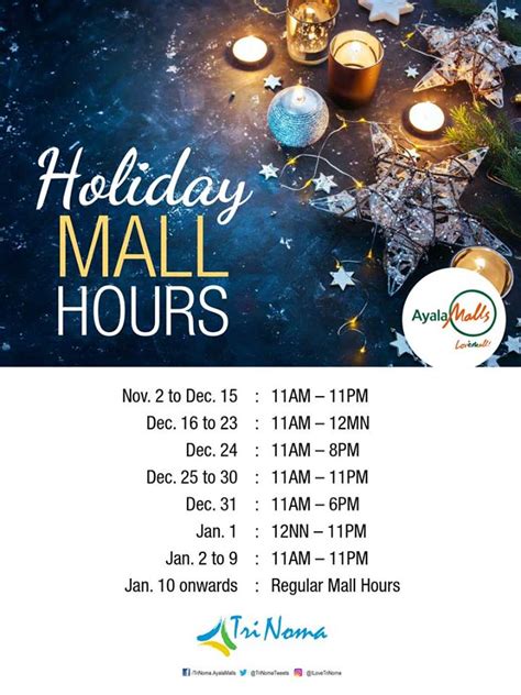 Manila Shopper: Holiday Mall Hours, Supermarkets & Theme Parks Holiday ...