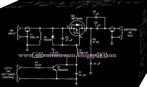 Simple Rf Power Switch Circuit Diagram Electronic Circuit Diagrams
