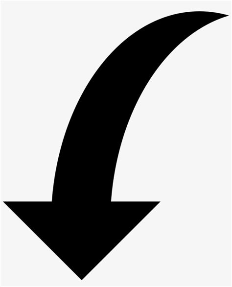 Download White Curved Arrow Png Png And  Base
