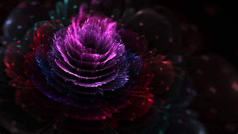 Download Purple Flower Abstract Fractal Hd Wallpaper By Sallyslips