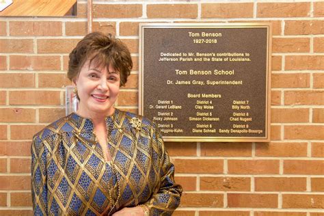 Photos Gayle Benson Attends Tom Benson School Dedication Ceremony