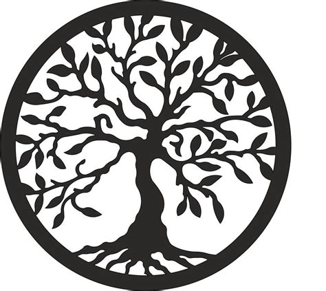 Tree Of Life Laser Cut Vector Eps Free Vector Download