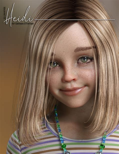 Heidi Character For Genesis 8 Females 3d Models And 3d Software By