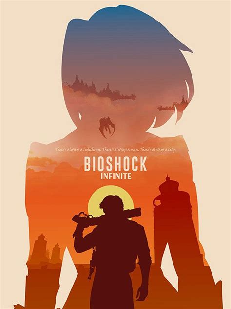 Bioshock Infinite Poster Video Game Poster By Thecelluloidandroid Bioshock Infinite Bioshock