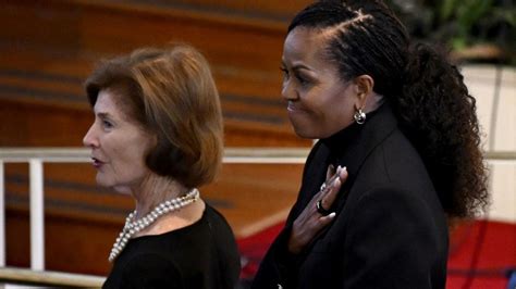 First Ladies Past And Present Attended The Memorial Service For
