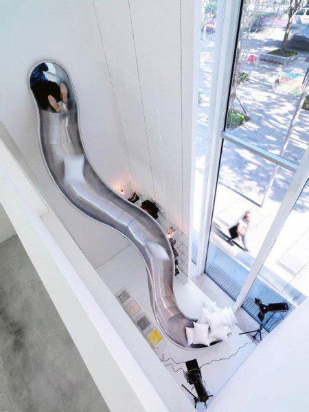 Top 70 Indoor Slide Ideas Skip The Boring Staircase Stairs Design