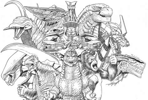 Godzilla King Kong And Gamera Giant Monsters Aoa By Amirkameron