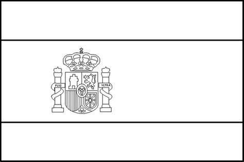 Fahne spanien ausmalbilder gratis zum ausmalen. Ausmalbilder Flagge, bild Spanien