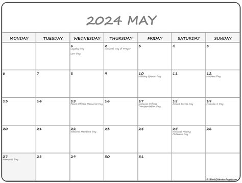 Large Monday Printable 2023 Calendar Calendar Quickly Monday 2023