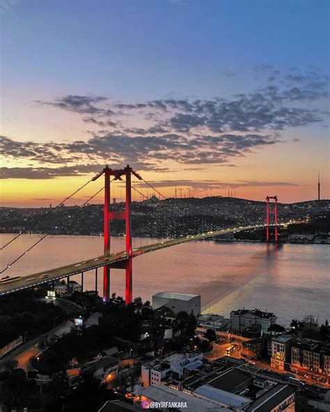 Boğaz Köprüsü İstanbul Hagia Sophia Günbatımları Istanbul