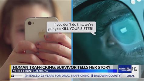 human trafficking survivor tells her story youtube