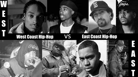 West Coast Hip Hop Vs East Coast Hip Hop Oldschool Youtube