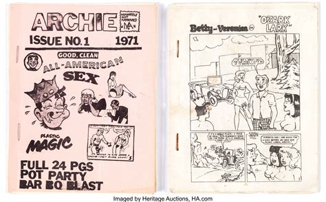 Archie Related Tijuana Bible Style Comics Group Of 2 C Early Lot