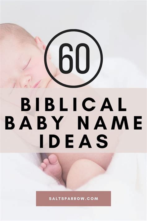 Popular Biblical Baby Names And Meanings Salt Sparrow