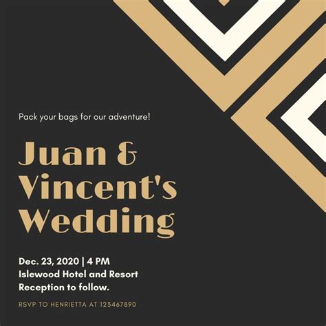 Free Custom Printable Same Sex Wedding Invitation Templates Canva