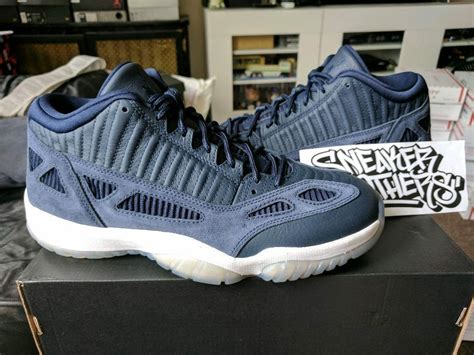 Today we have a detailed look and review on the upcoming air jordan 11 low ie black cement. Nike Air Jordan Retro XI 11 Low IE Obsidian Midnight Navy ...