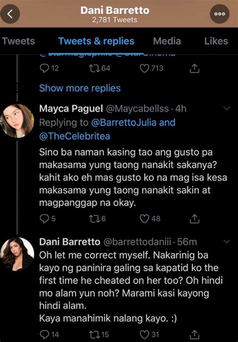 Dani Barretto Confirms Julia Barretto Cheated On Joshua Garcia