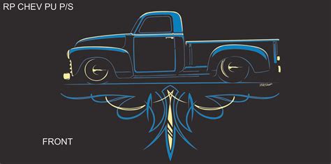 Rp 20 Chevy Truck Pinstripe Affordable Street Rods