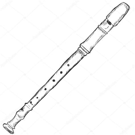 The Best Free Flute Drawing Images Download From 147 Free Drawings Of
