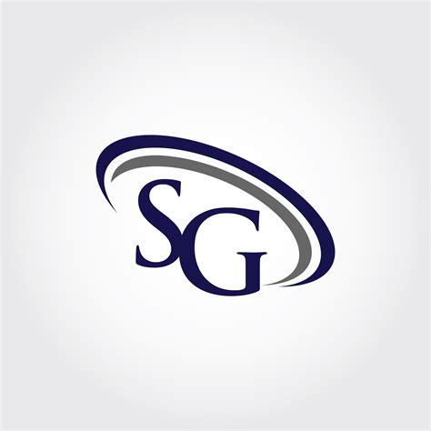 Monogram Sg Logo Design By Vectorseller Thehungryjpeg