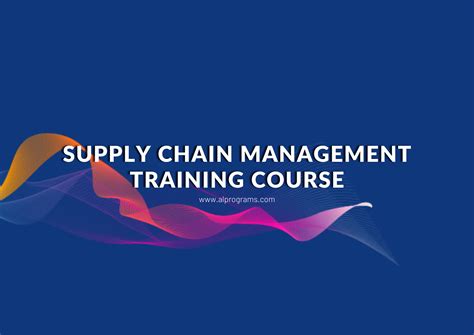 Supply Chain Management Training Alps