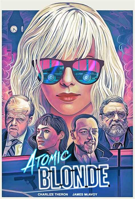 Atomic Blonde By Nicky Barkla Home Of The Alternative Movie Poster Amp