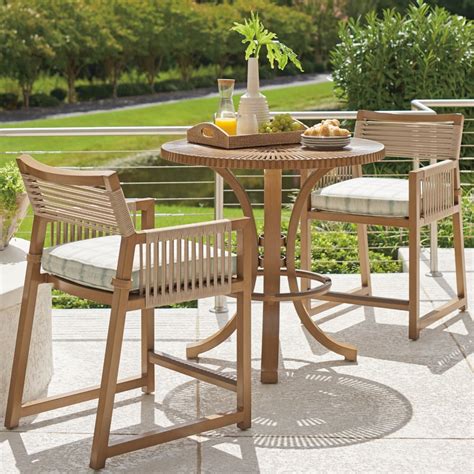 Bar Height Outdoor Table And Chairs 3 Piece Patio Festival 3 Piece